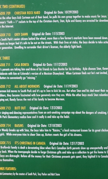 South Park Seventh Season Box Set - Picture 4 of 4